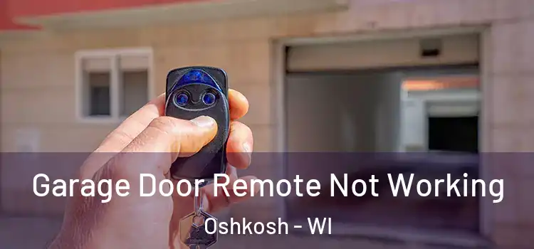  Garage Door Remote Not Working Oshkosh - WI